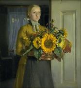 Michael Ancher, Pigen med solsikkerne